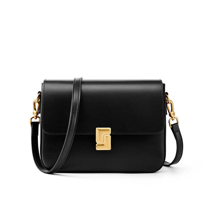 Covent Garden Box Bag – Leather – Black