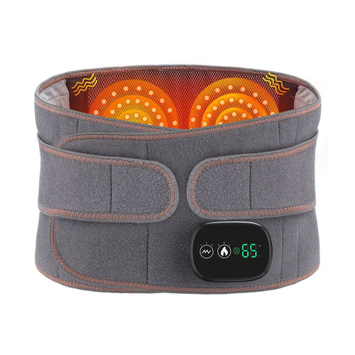Heated Back Brace with Vibration Massage – Cordless
