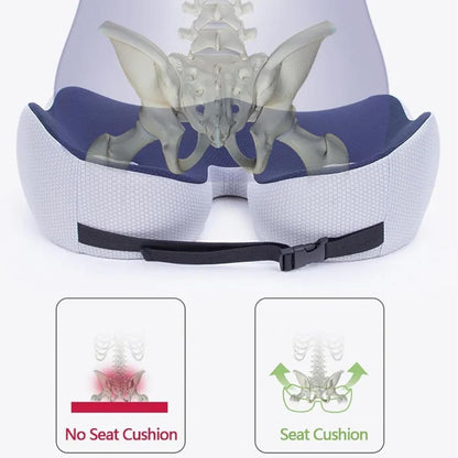 Adjustable Memory Foam Sit Bone Seat Cushion