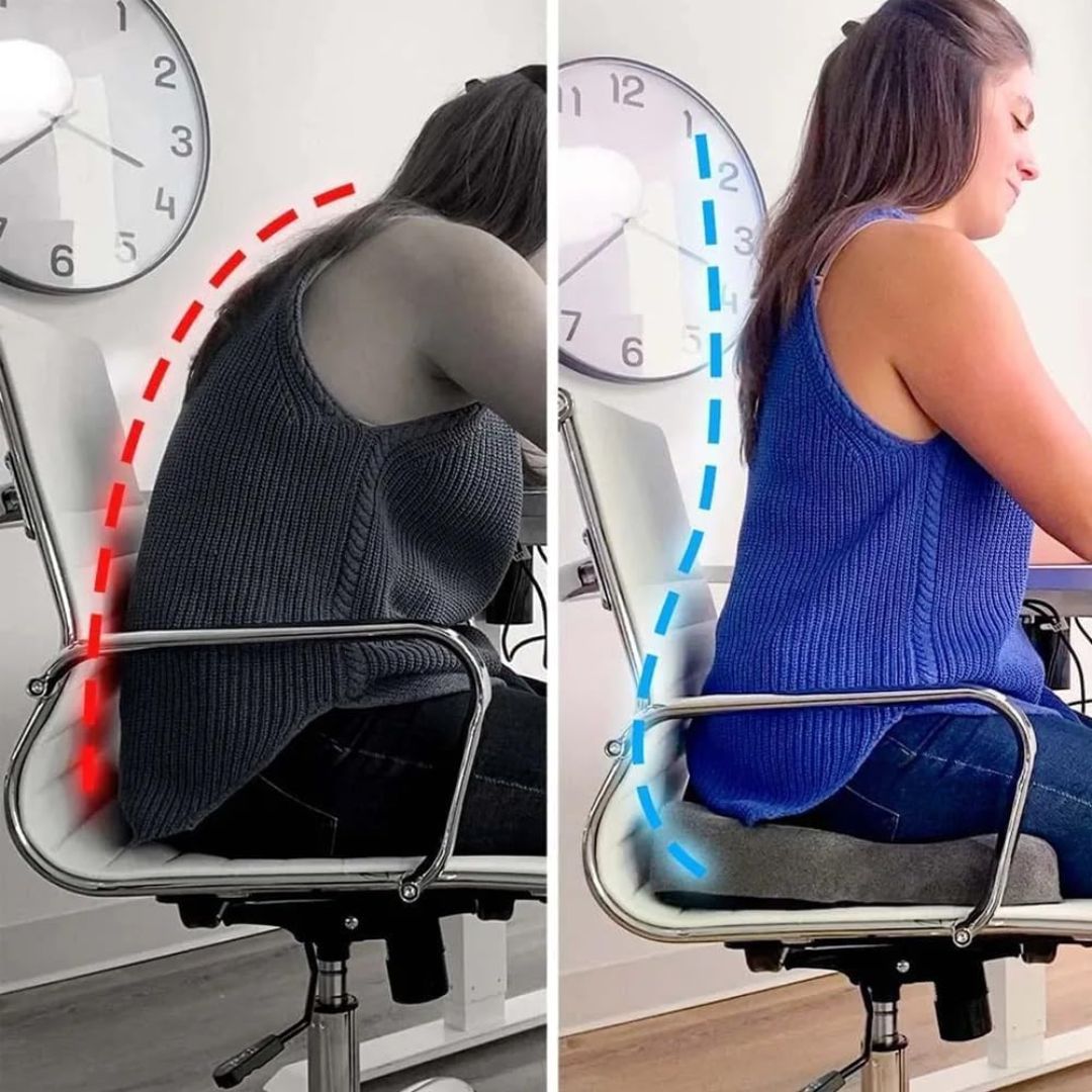 Adjustable Memory Foam Sit Bone Seat Cushion