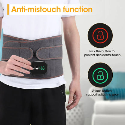 Heated Back Brace with Vibration Massage – Cordless