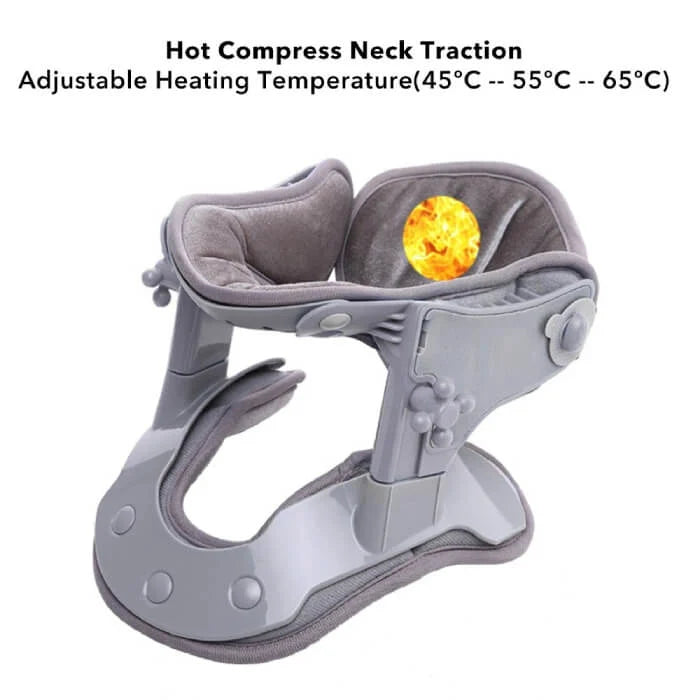 Neck Stretcher with Heat – Adjustable Neck Traction Collar