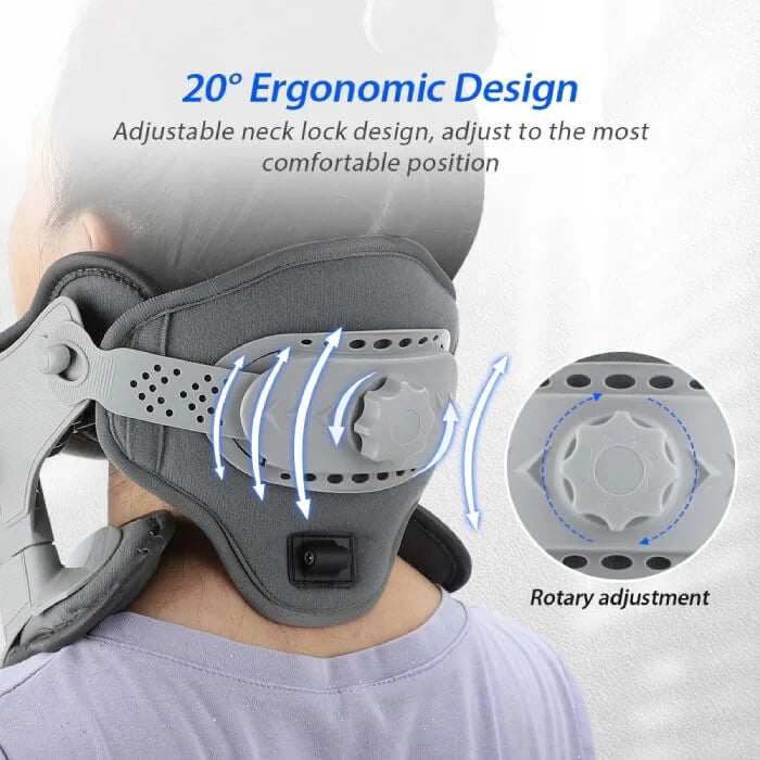 Neck Stretcher with Heat – Adjustable Neck Traction Collar