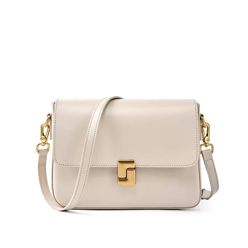 Covent Garden Box Bag – Leather – White