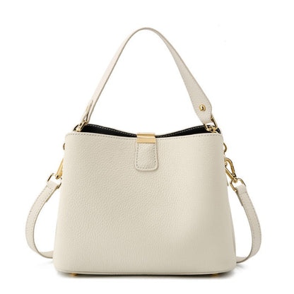Holland Park Bucket Bag – Leather – Creamy White