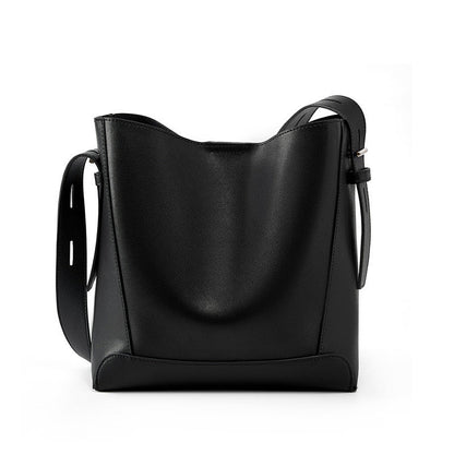 Greenwich Bucket Bag – Leather – Black