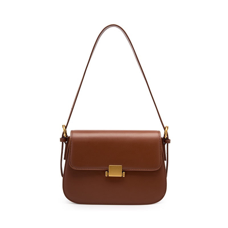 Barnes Flap Crossbody – Leather – Brown