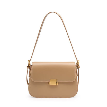 Barnes Flap Crossbody – Leather – Beige