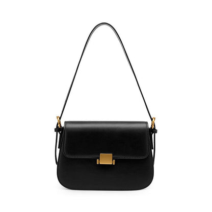 Barnes Flap Crossbody – Leather – Black