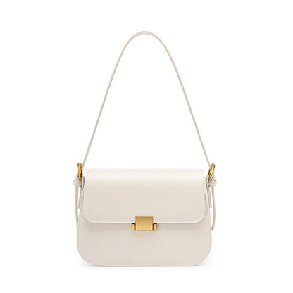 Barnes Flap Crossbody – Leather – Creamy White