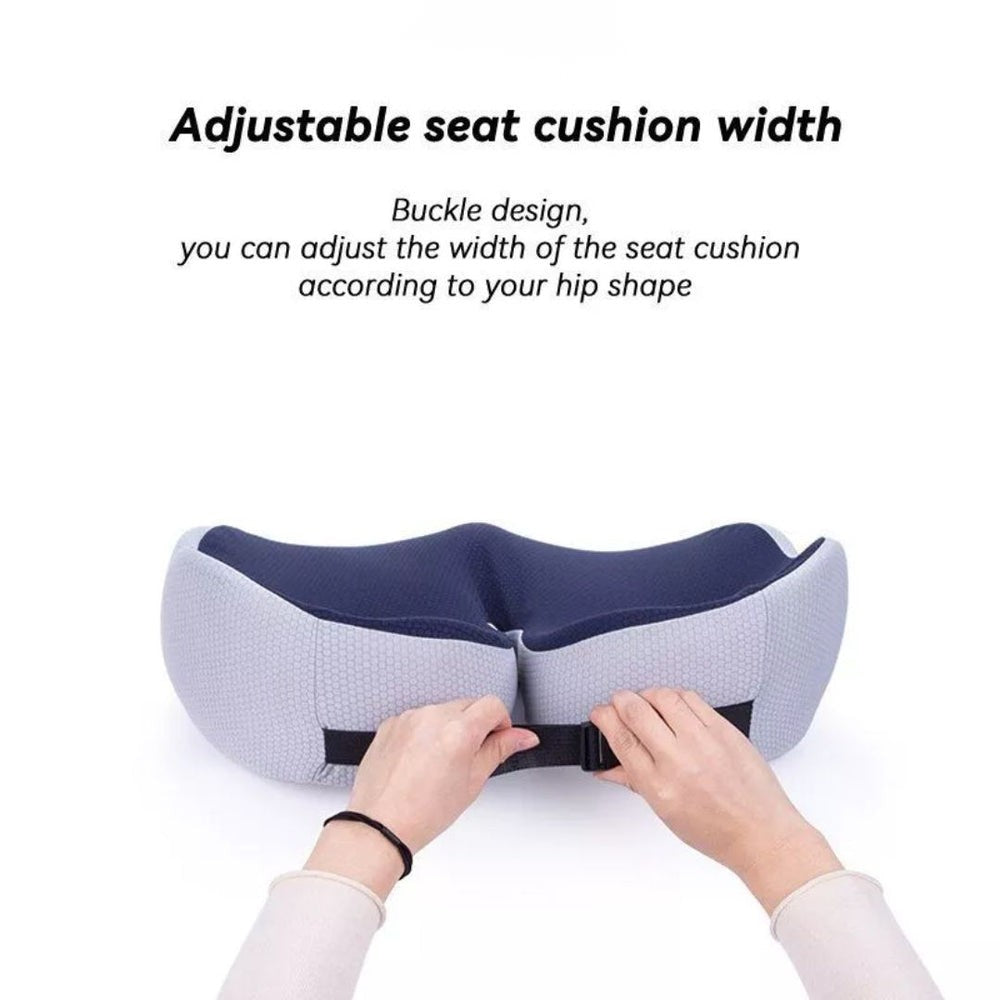 Seat Cushion for Office Chair – Memory Foam Sit Bone Cushion with Cooling Mesh