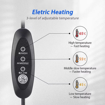 Neck Stretcher with Heat – Adjustable Cervical Neck Traction Device for Home