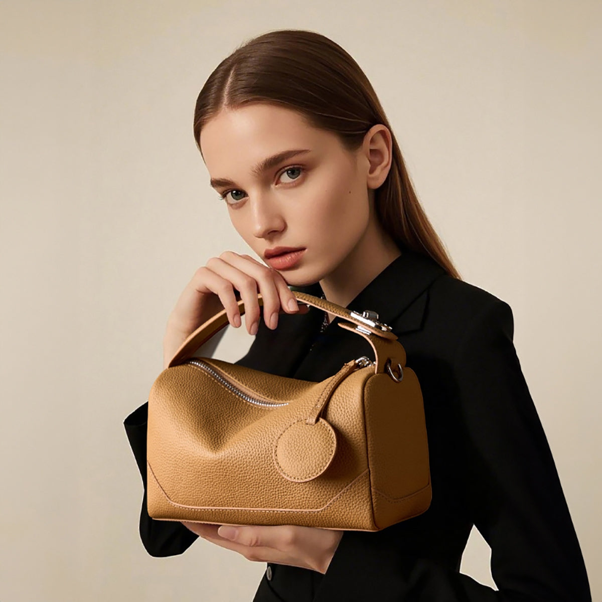Daisy mini Boston bag, angle