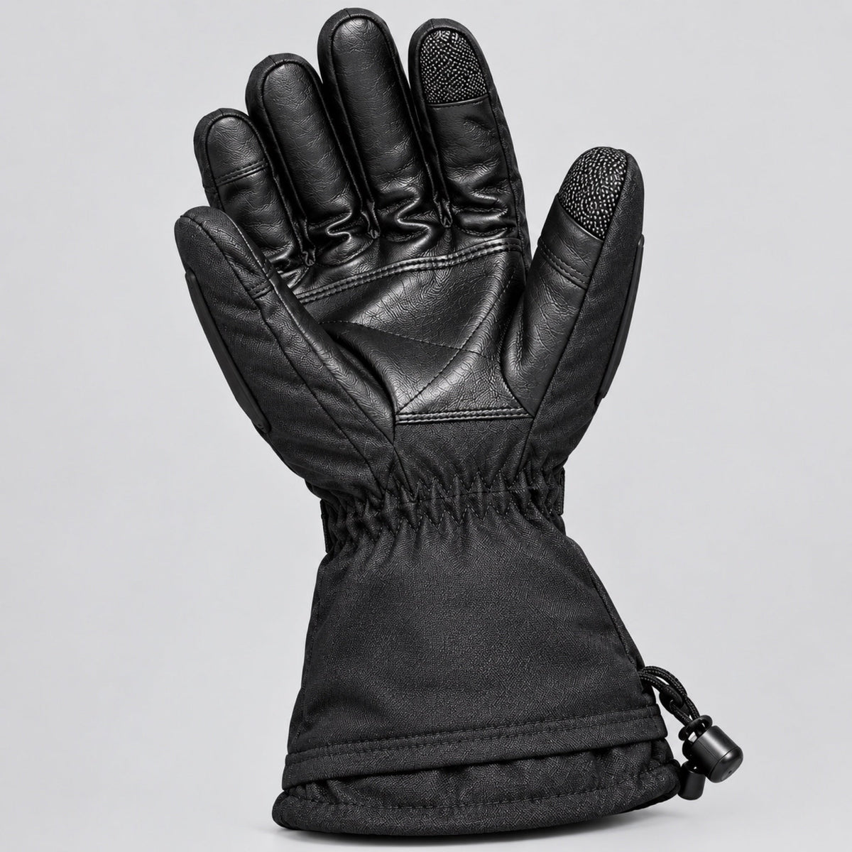 Grippy palm with touchscreen fingertips
